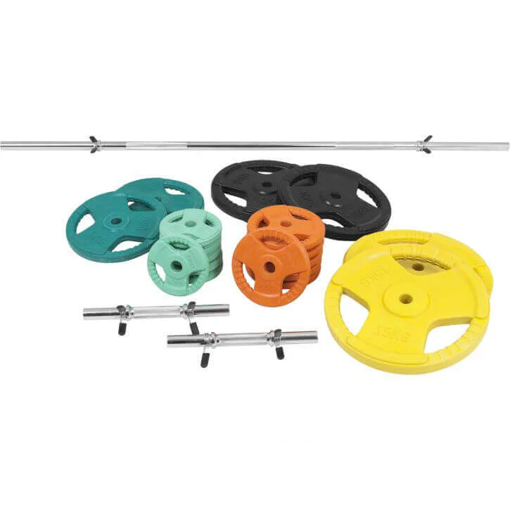 Levytankosarja 100 kg Tri Grip levypainoilla - Image 4
