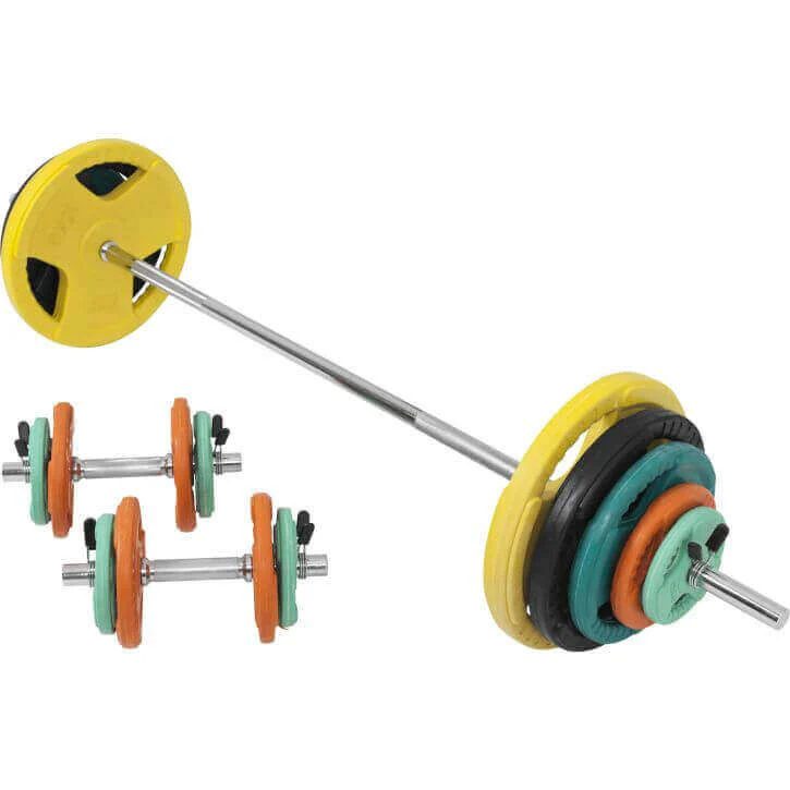 Levytankosarja 100 kg Tri Grip levypainoilla - Image 6