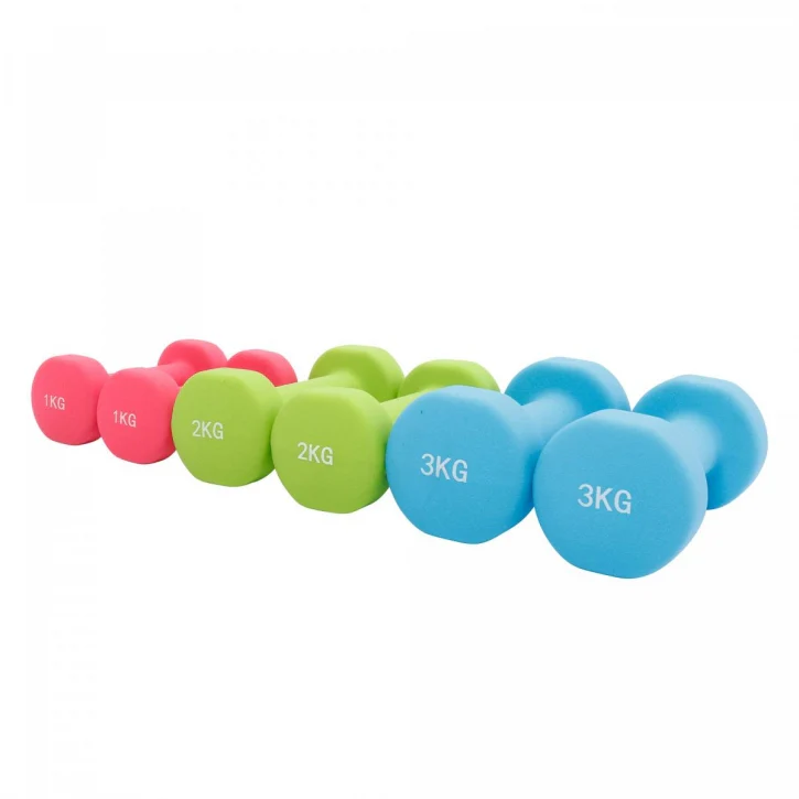 Neopreenikäsipainosetti 12 kg säilytyskotelolla - Image 3