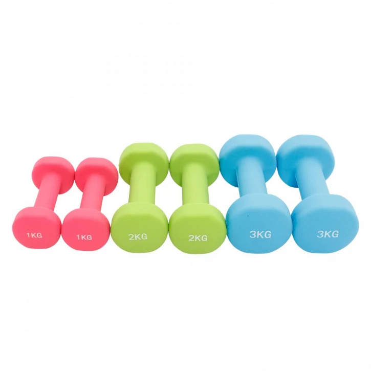 Neopreenikäsipainosetti 12 kg säilytyskotelolla - Image 4