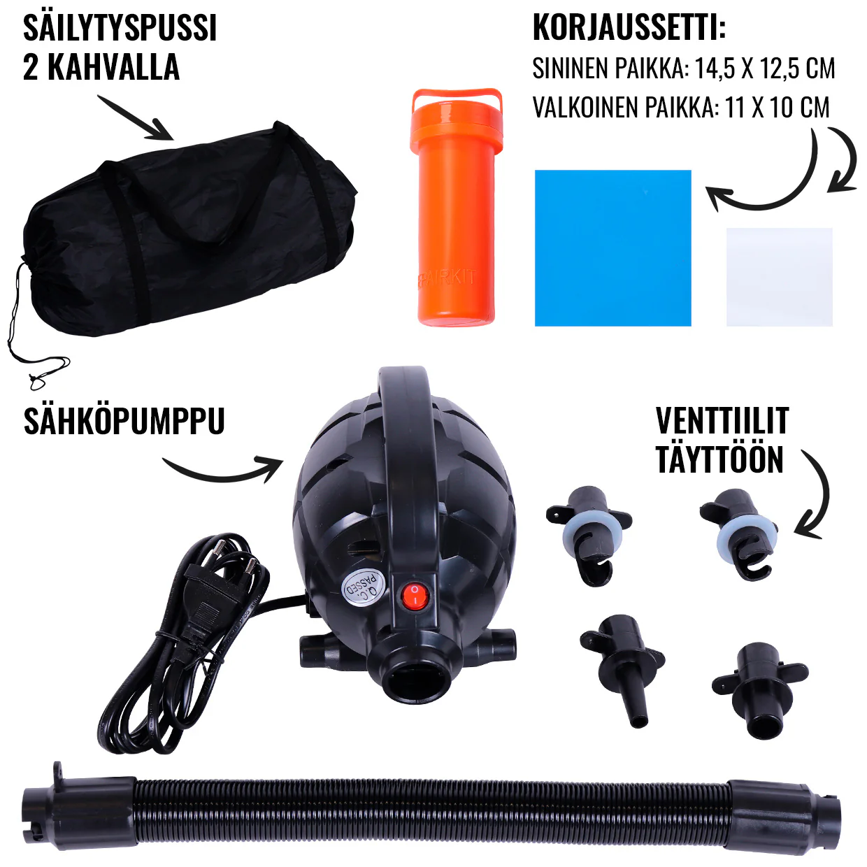 AirTrack ilmavolttirata 300 x 100 x 10 cm - Image 16