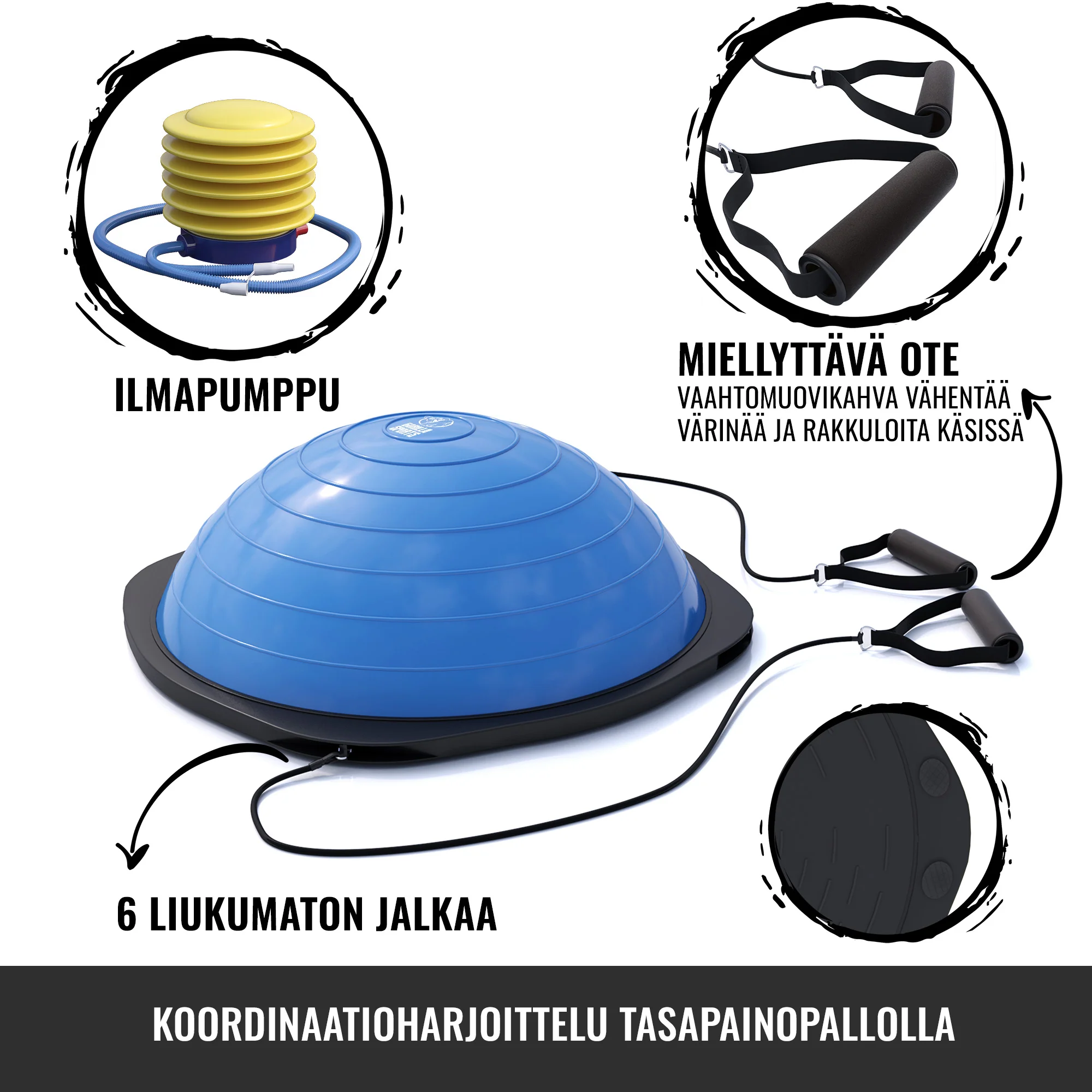 Bosu-pallo / Balance Trainer 52 cm - Image 6