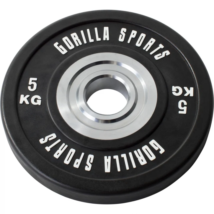 Bumper Plate levytankosarja 140 kg mustalla tangolla - Image 6