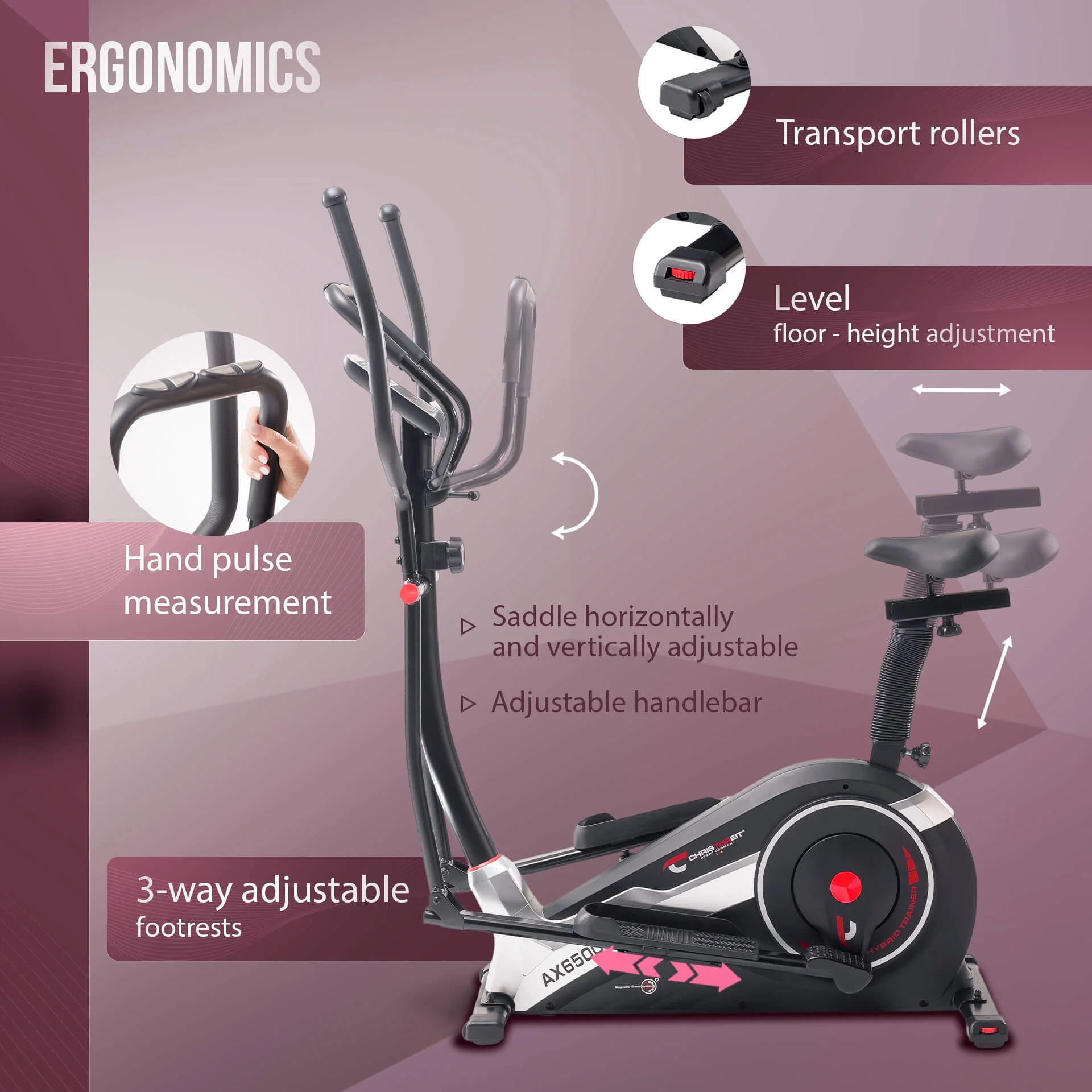 Christopeit Sport Hybridikuntolaite AX 6500 - Image 15