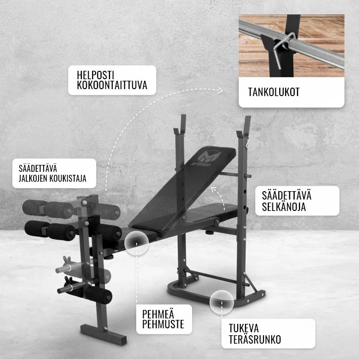 Monitoiminen painonnostopenkki - Image 3