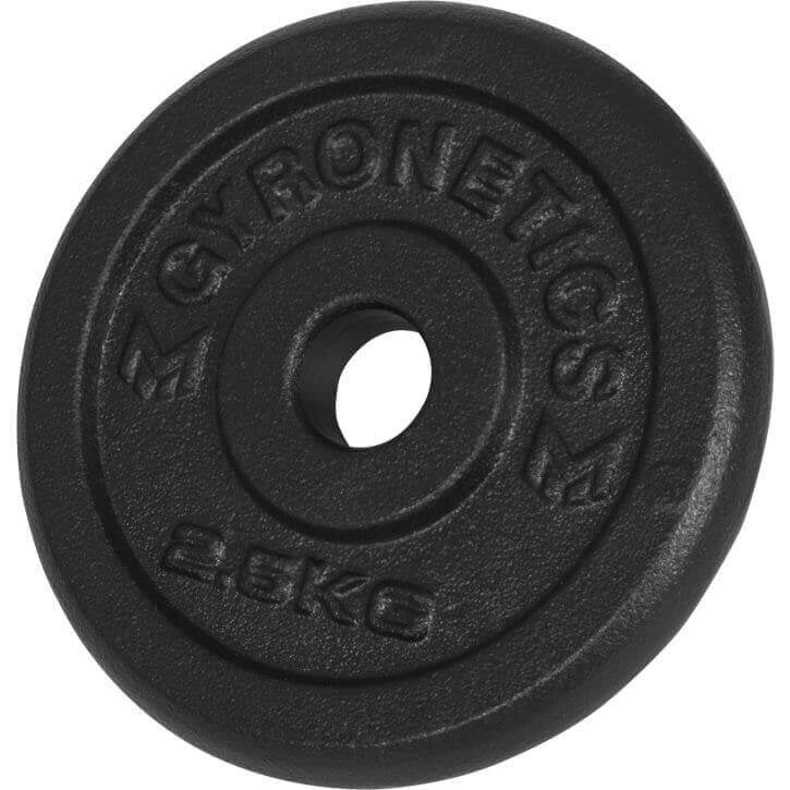Valurautainen käsipainosetti 30 kg kierrelukoilla, 25mm - Image 4