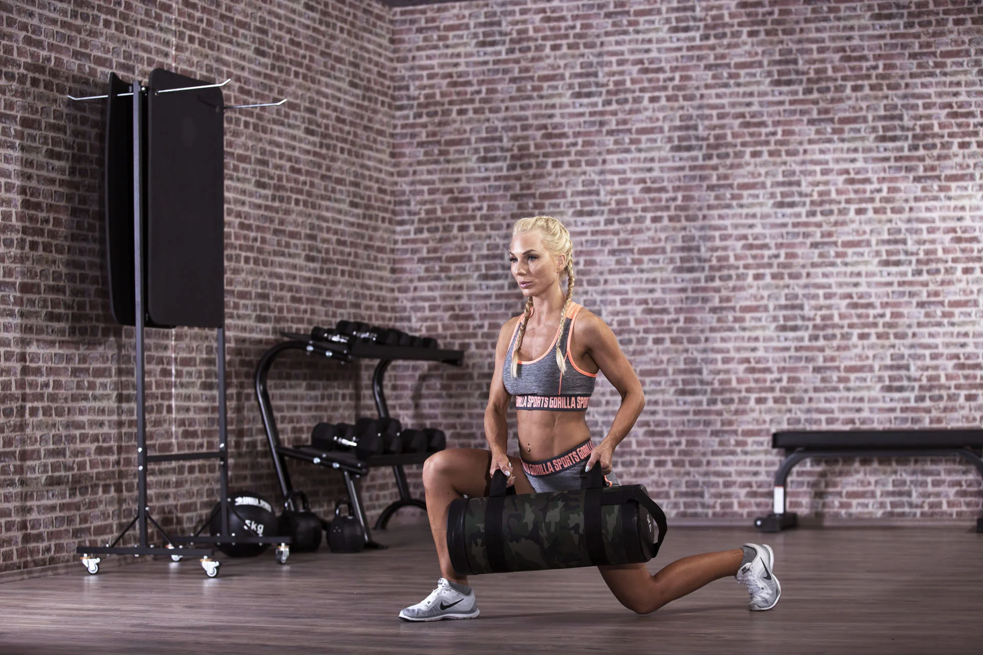 Fitnessbag-hiekkasäkki maastokuvioinnilla - Image 9