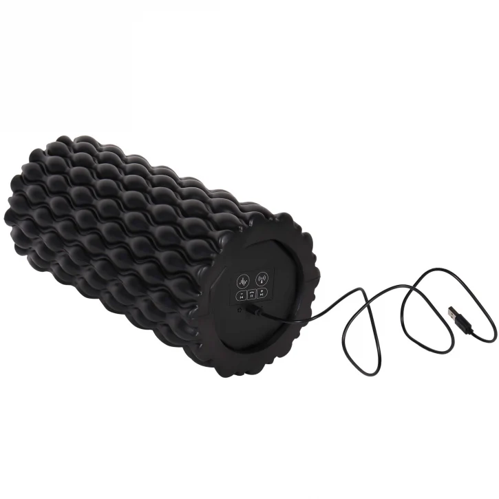 3-In-1 tärisevä foam roller 30 x 10 cm, musta - Image 3