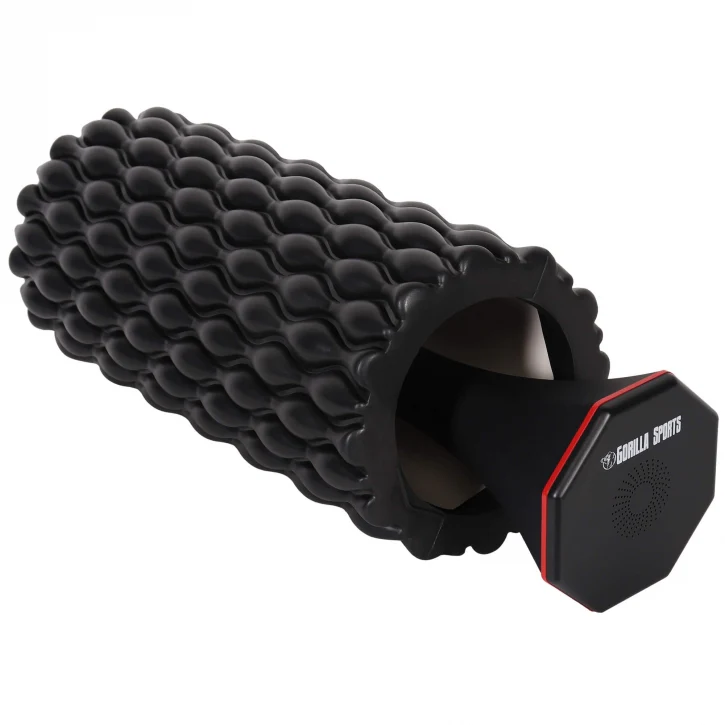 3-In-1 tärisevä foam roller 30 x 10 cm, musta - Image 8