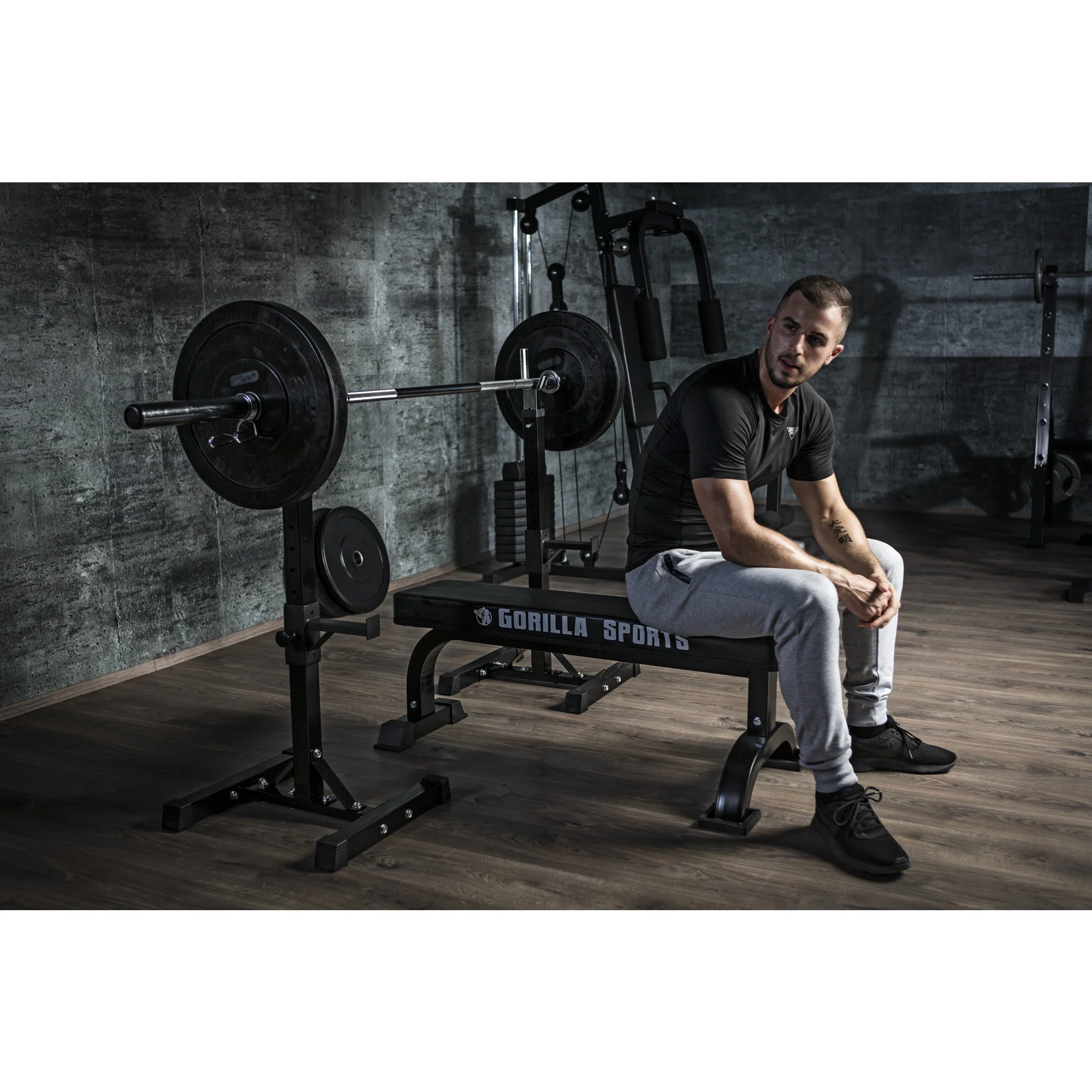 Heavy Duty tasapenkki max 400 kg, musta - Image 11
