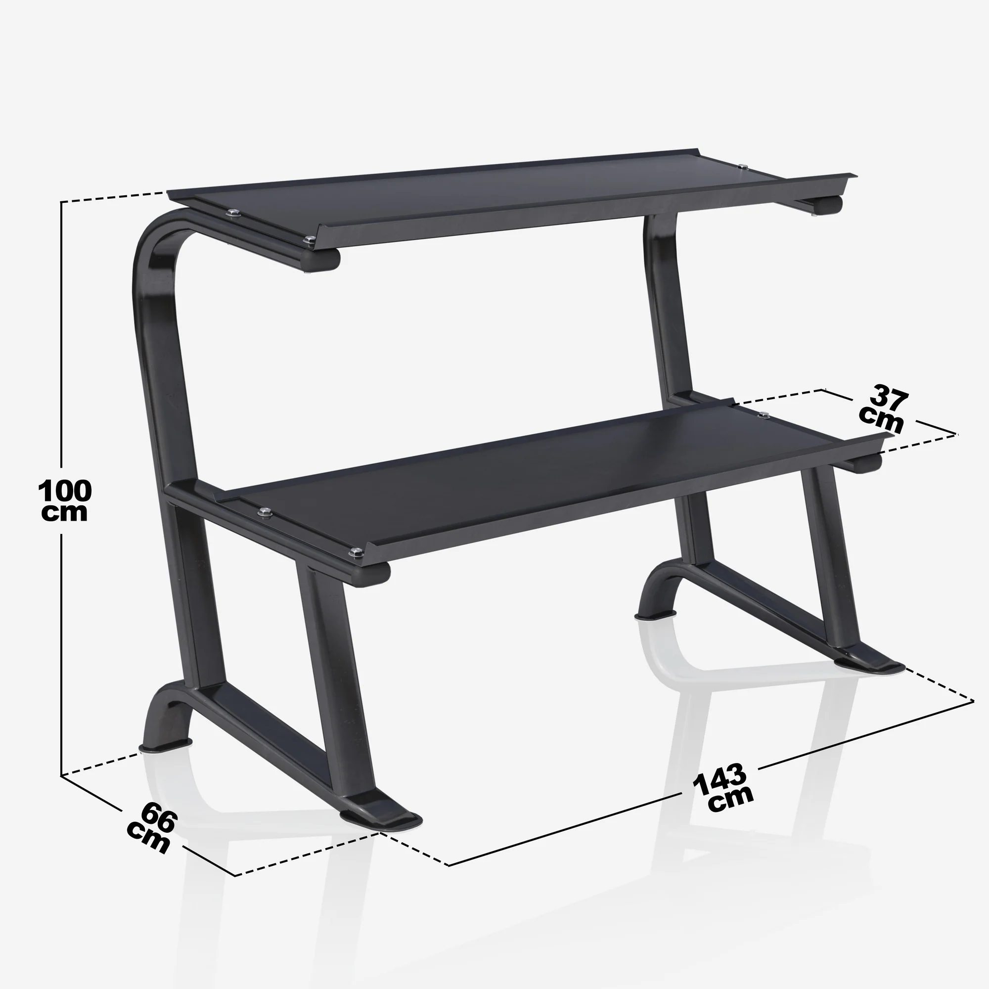 Hexagon-käsipainosetti 237 kg telineellä - Image 6