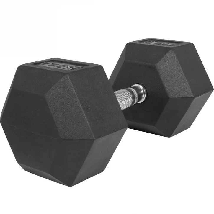 Hexagon- käsipaino 2,5-25kg, kumipinnoitettu valurauta (pikatoimitus) - Image 14