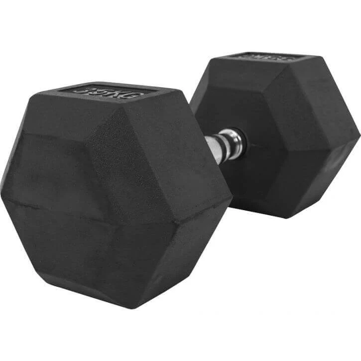 Hexagon- käsipaino 2,5-25kg, kumipinnoitettu valurauta (pikatoimitus) - Image 17
