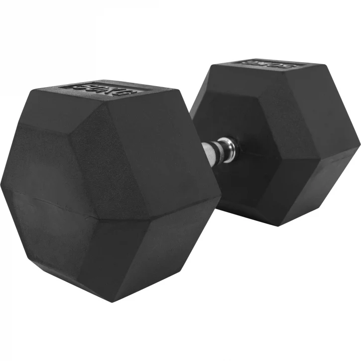 Hexagon- käsipaino 2,5-25kg, kumipinnoitettu valurauta (pikatoimitus) - Image 23
