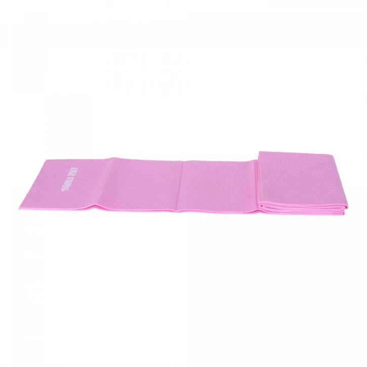 Taitettava joogamatto 4 mm kantolaukulla, pinkki - Image 3