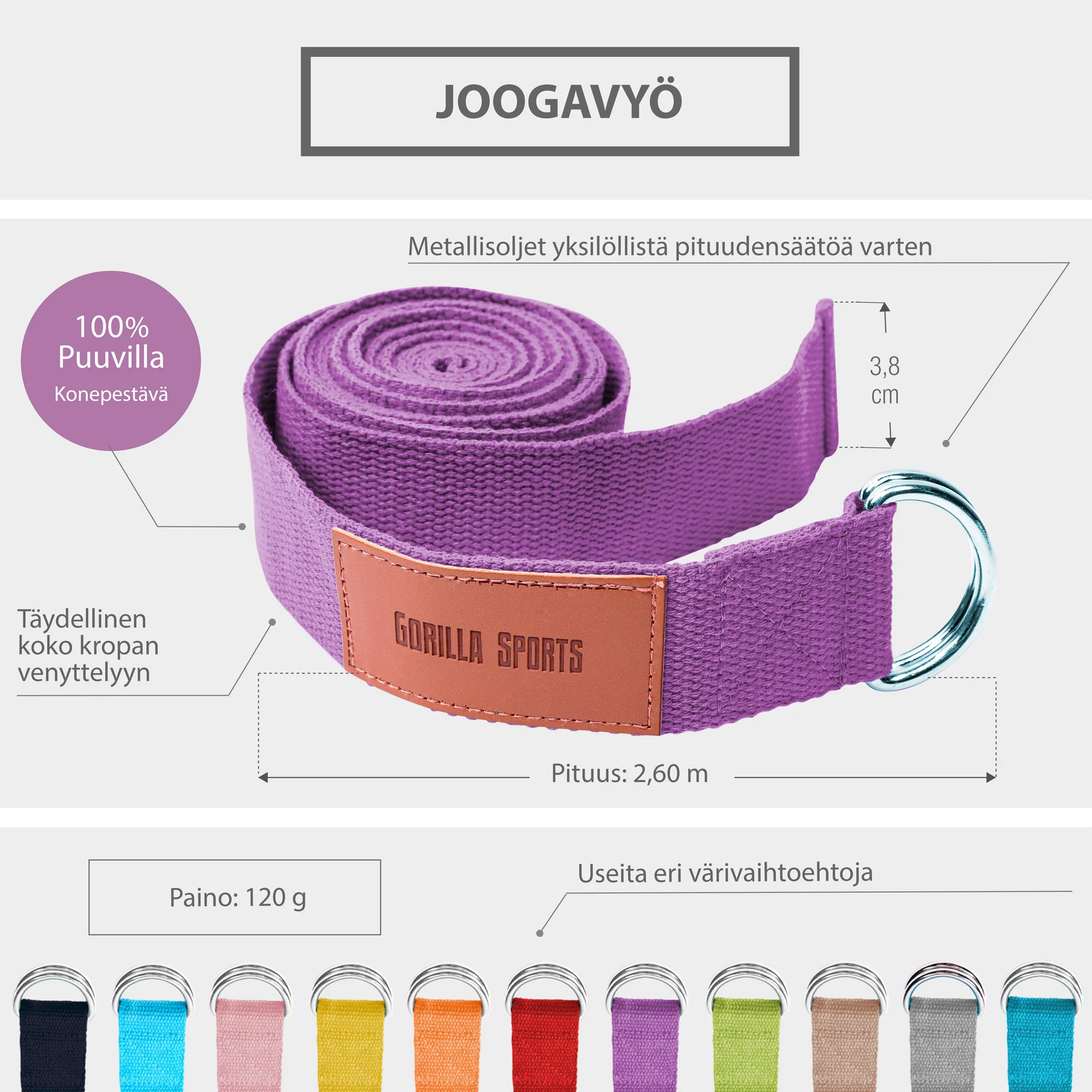 Joogasetti joogatyynyllä ja joogavyöllä - Image 21