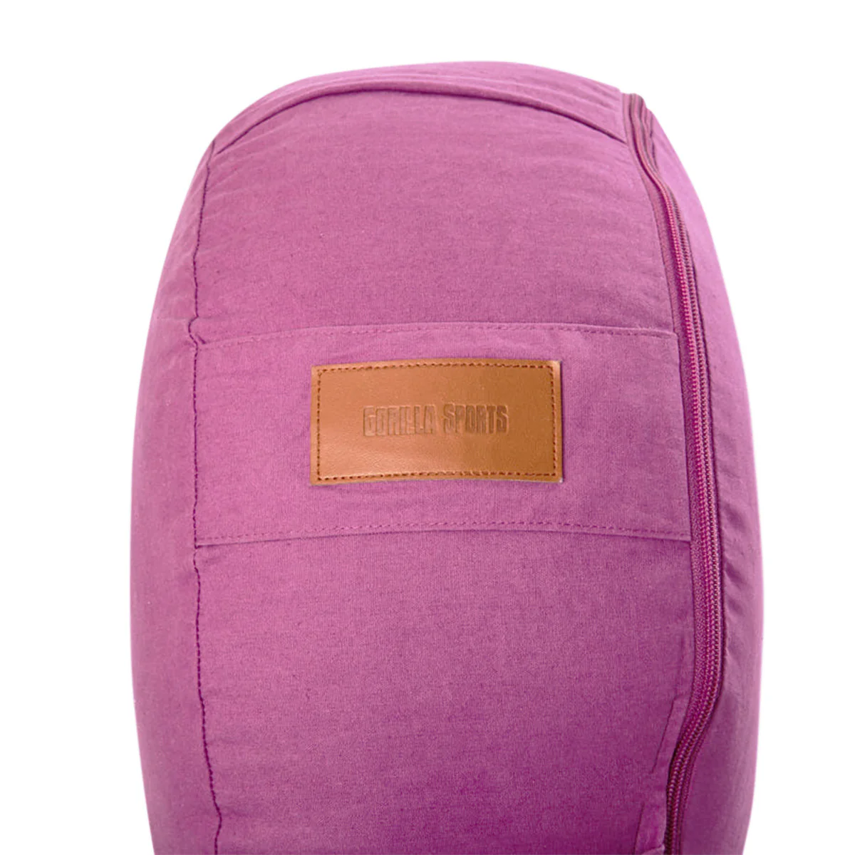 Puuvillainen joogatyyny 34 x 18 cm, violetti - Image 4