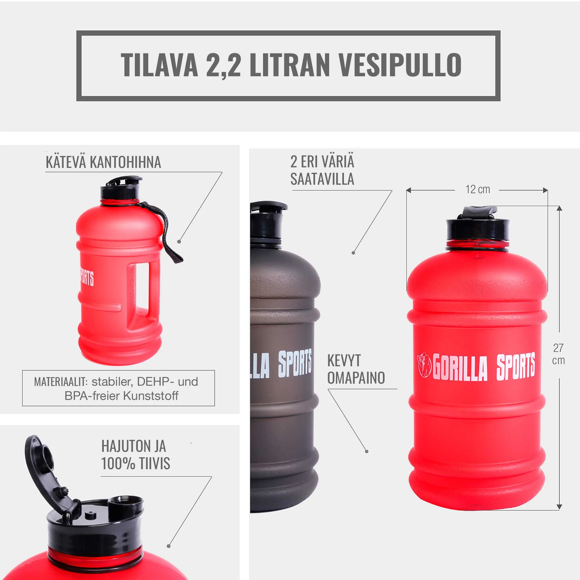 Water Jug juomapullo 2,2 l - Image 14