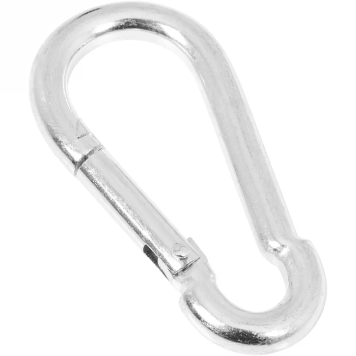 Karbiinihakaset 7 cm kromattua terästä, 5 kpl - Image 2