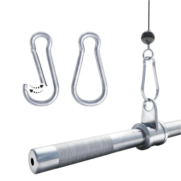 Karbiinihakaset 7 cm kromattua terästä, 5 kpl - Image 5