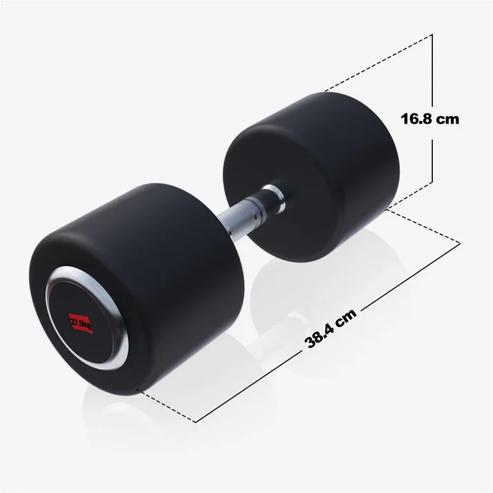 Pro kiinteä kumipinnoitettu käsipaino 2,5–50 kg - Image 34