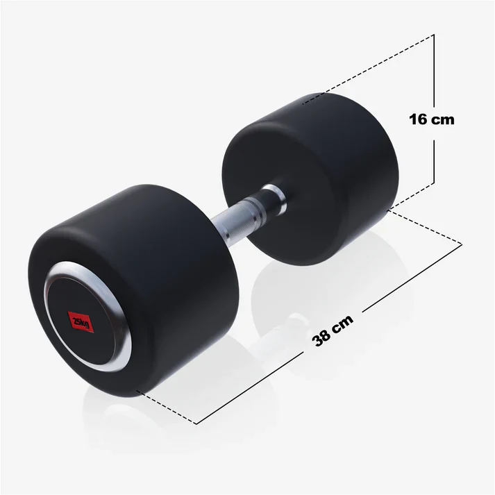 Pro kiinteä kumipinnoitettu käsipaino 2,5–50 kg - Image 35