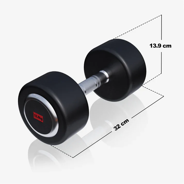 Pro kiinteä kumipinnoitettu käsipaino 2,5–50 kg - Image 38