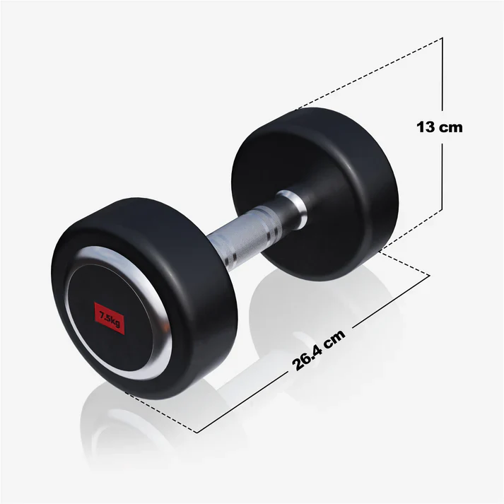 Pro kiinteä kumipinnoitettu käsipaino 2,5–50 kg - Image 40