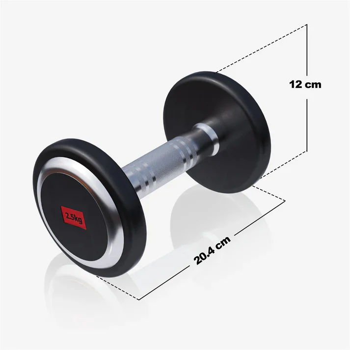 Pro kiinteä kumipinnoitettu käsipaino 2,5–50 kg - Image 42