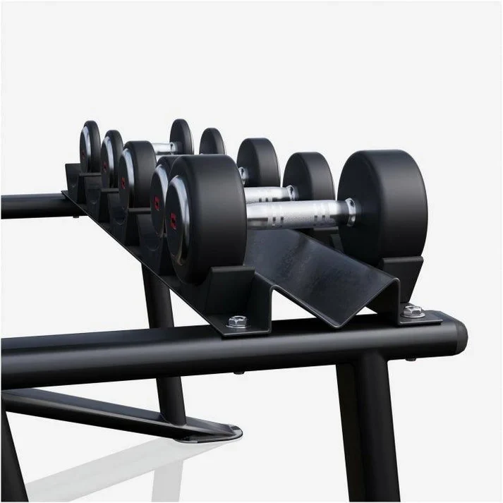 Kiinteä käsipainosetti 90 kg telineellä - Image 2