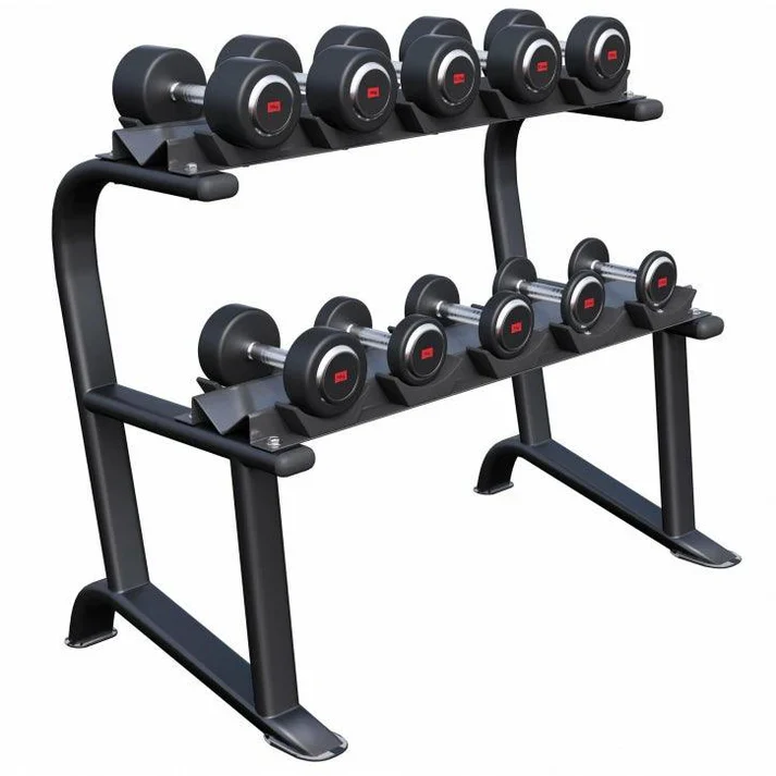 Kiinteä käsipainosetti 90 kg telineellä - Image 4