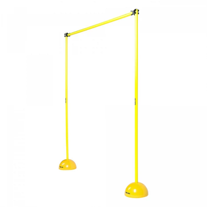 Korkeussäädettävä hyppyeste 10,5–150 cm, keltainen - Image 4