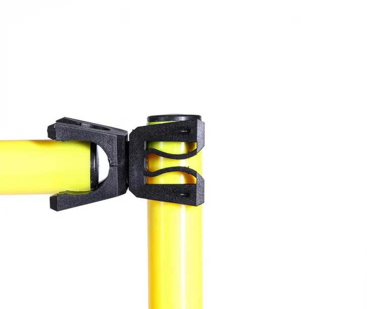 Korkeussäädettävä hyppyeste 10,5–150 cm, keltainen - Image 5