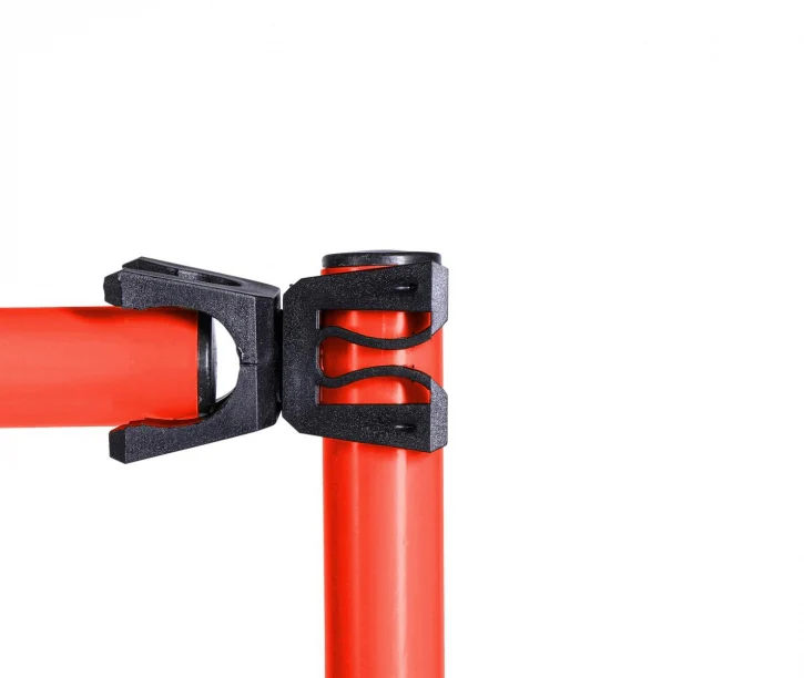Korkeussäädettävä hyppyeste 10,5–150 cm, punainen - Image 4
