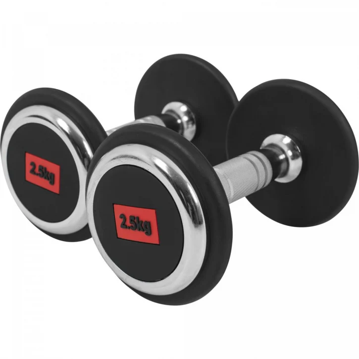 Kumipinnoitettu käsipainosetti 325 kg telineellä - Image 4