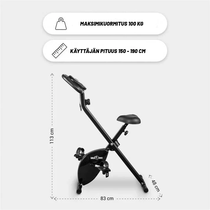 Kokoontaitettava kuntopyörä X - Image 3