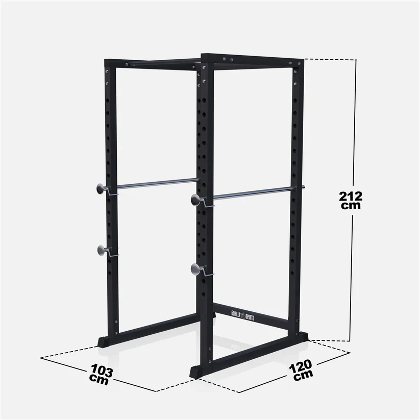 Kyykkyhäkki / Power Rack 200 kg, musta - Image 3