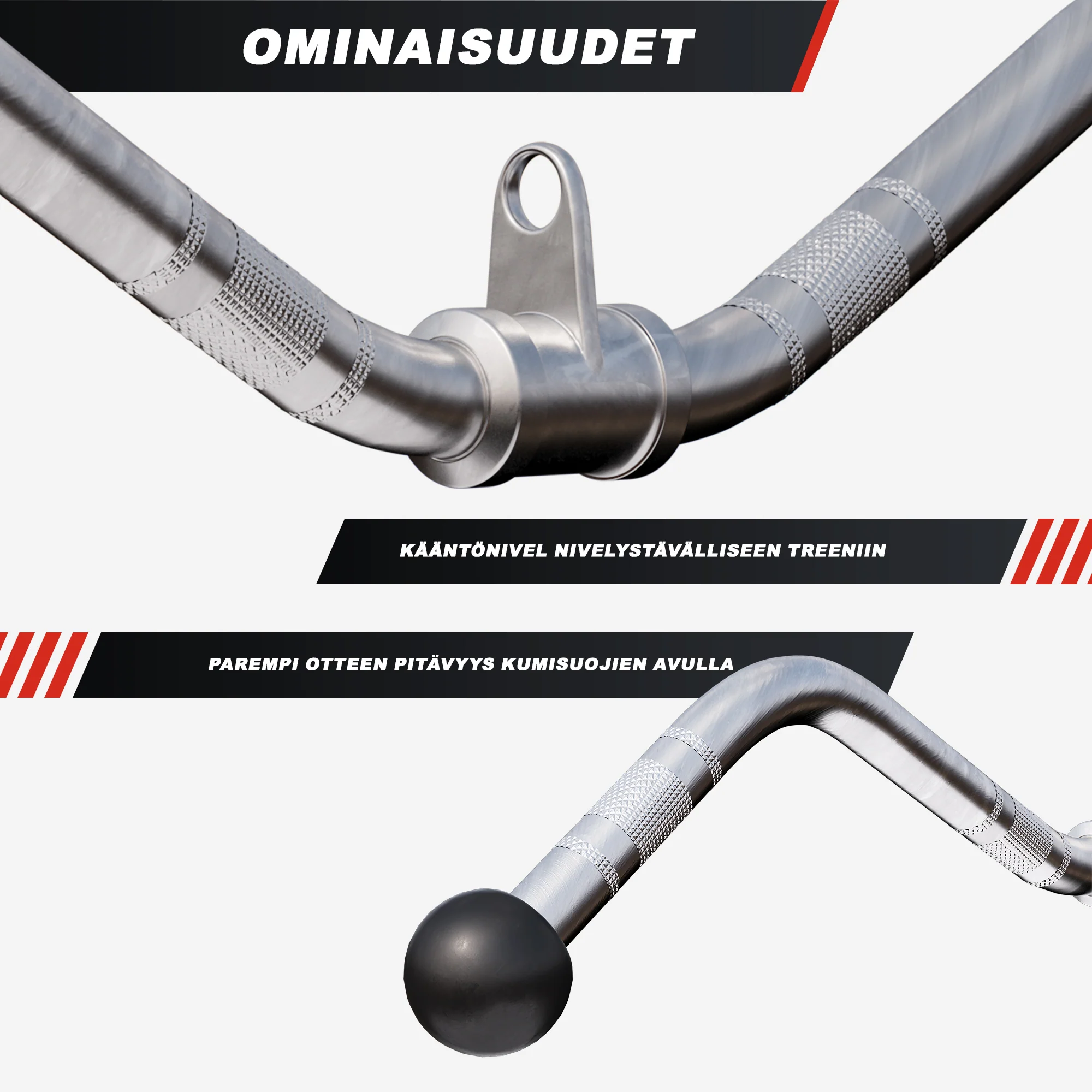 Leveä curl-tanko taljaan 75 cm - Image 6