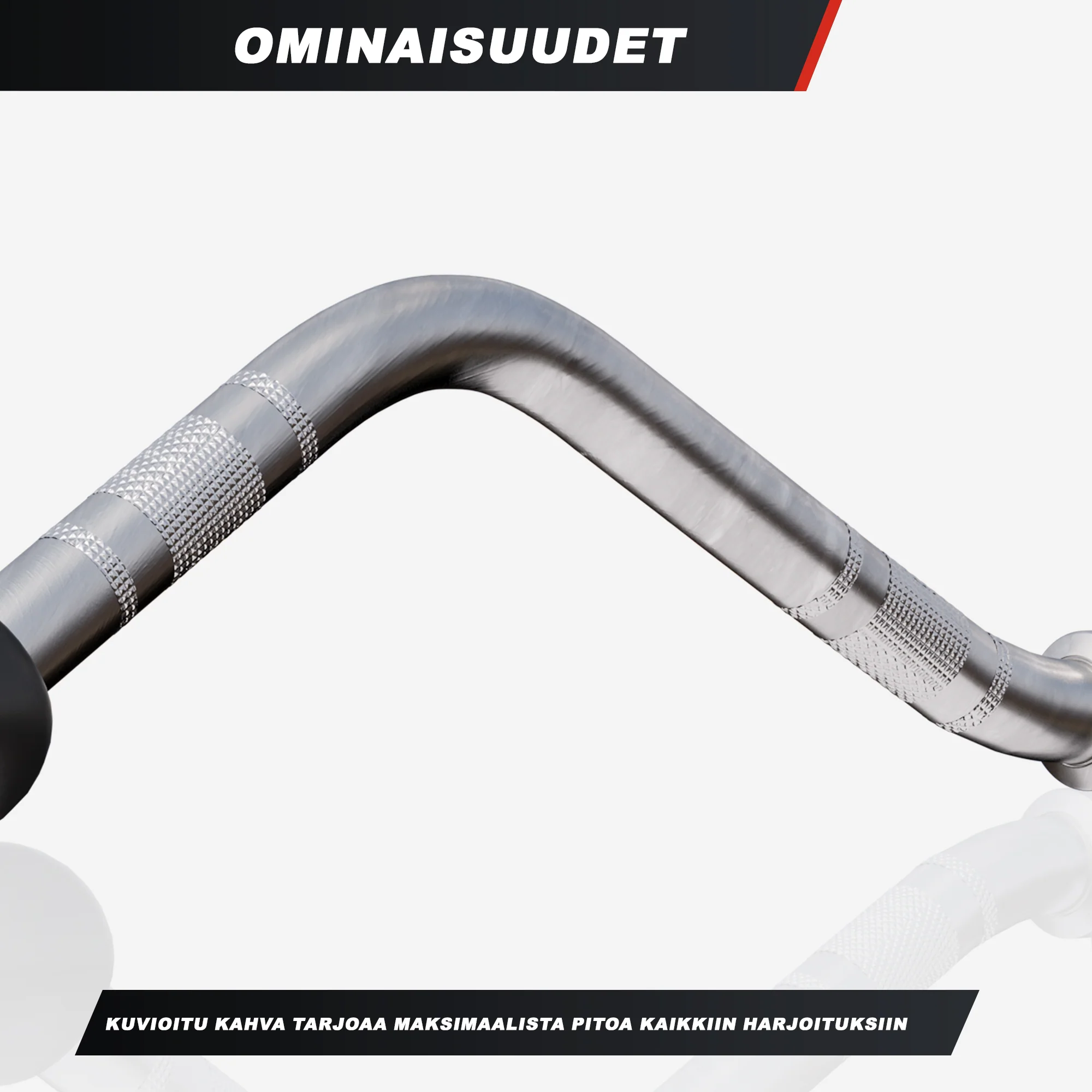 Leveä curl-tanko taljaan 75 cm - Image 7
