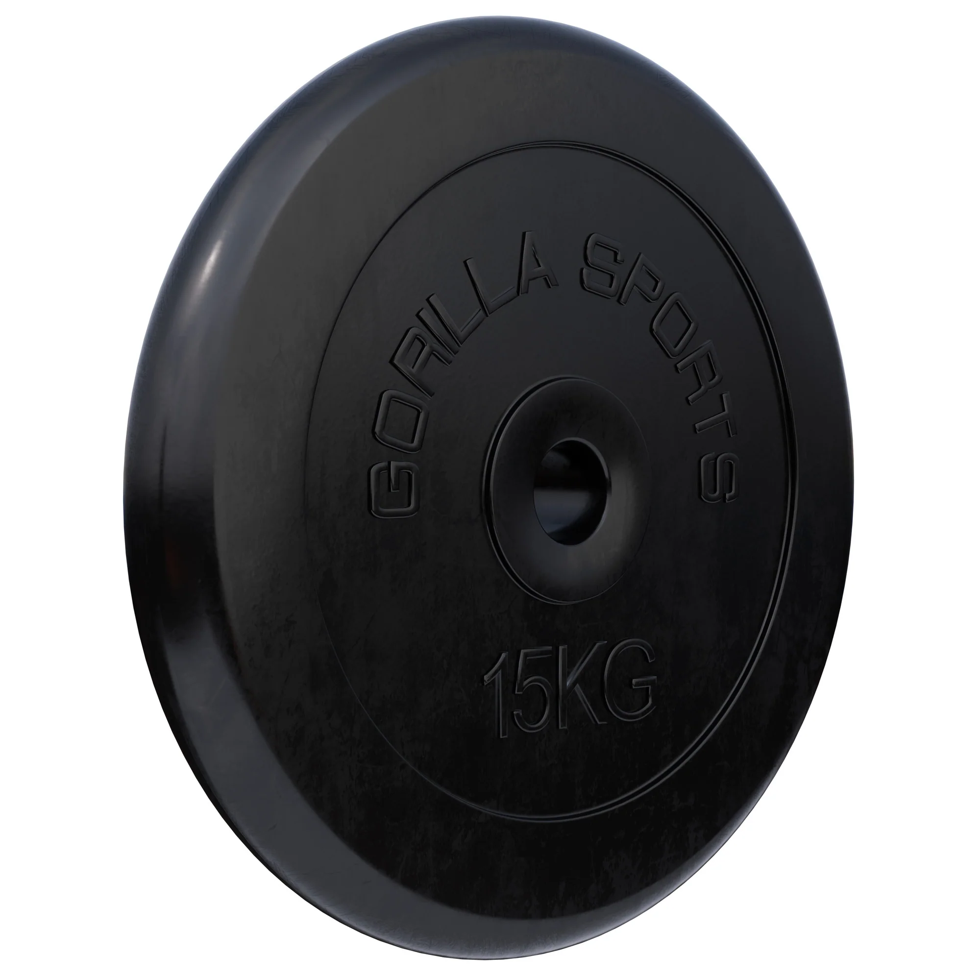 Kumipäällysteinen levypaino 15 kg 30 mm