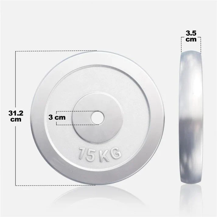 Kromattu levypaino 15 kg 30 mm - Image 3