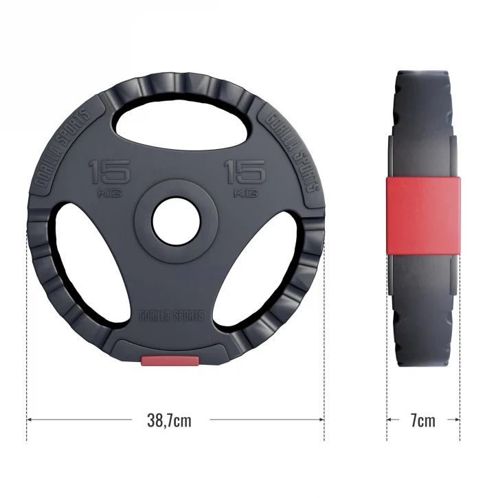 Tri Grip vinyylilevypaino 15 kg 50 mm - Image 3