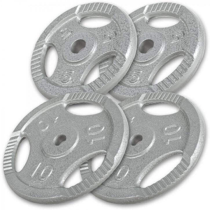 Tri Grip levypainosarja 30 mm otekahvoilla, 30 kg