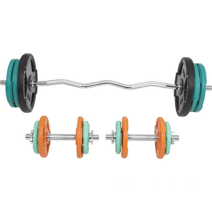 Levytankosarja 70 kg EZ-tangolla ja käsipainotangoilla - Image 7