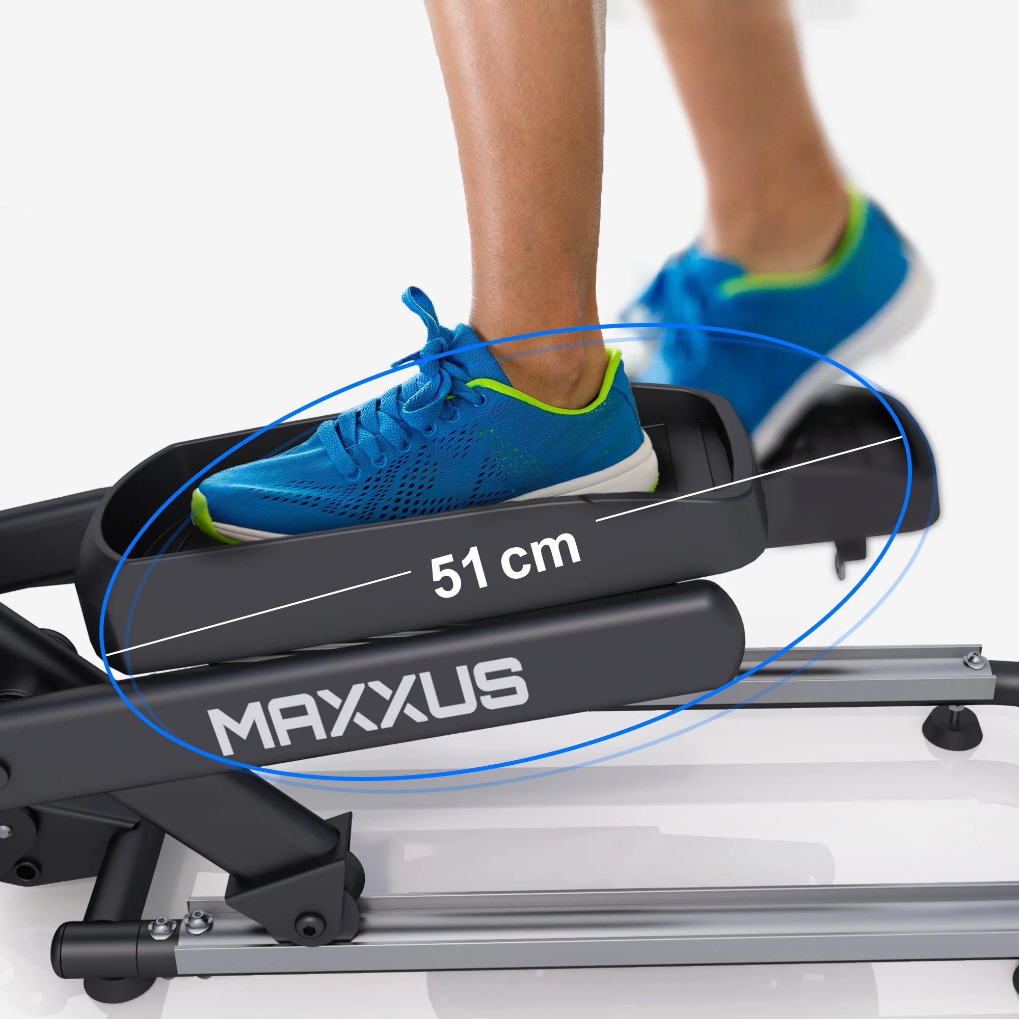 MAXXUS CX 4.3f, kokoontaitettava crosstrainer 51 cm askelpituus ja Bluetooth - Image 7