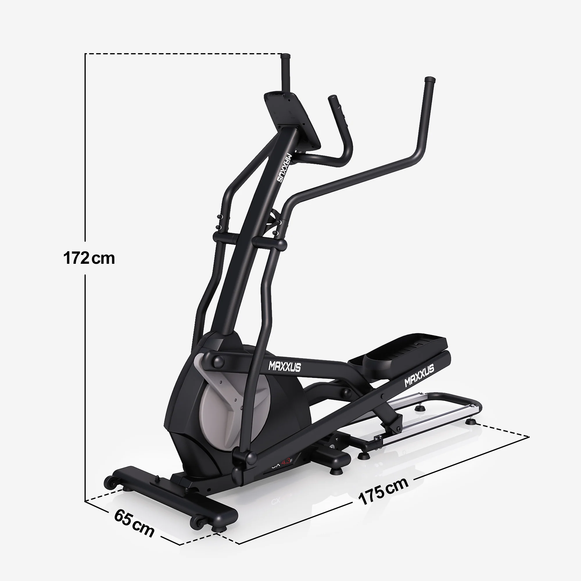 MAXXUS CX 4.3f, kokoontaitettava crosstrainer 51 cm askelpituus ja Bluetooth - Image 8