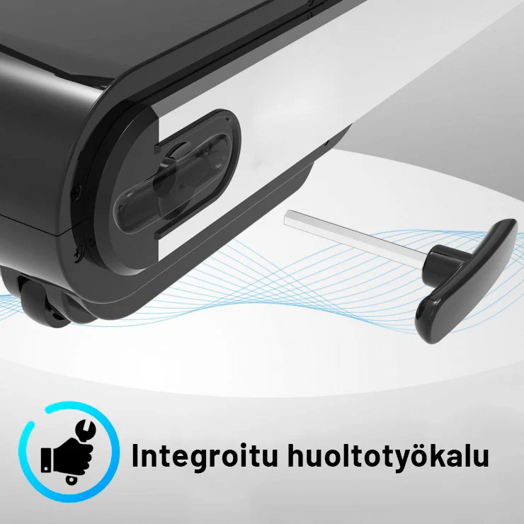 M8 kokoontaitettava juoksumatto, punainen - Image 14