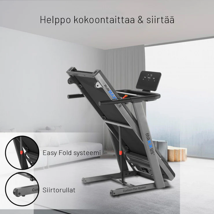 RunMaxx 5.0 kokoontaitettava juoksumatto - Image 20