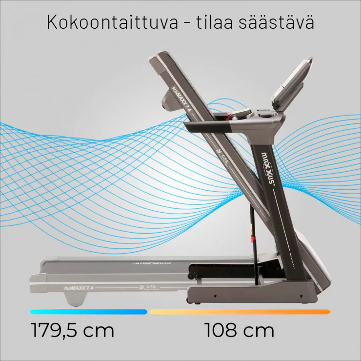 RunMaxx 7.4 kokoontaitettava juoksumatto - Image 15