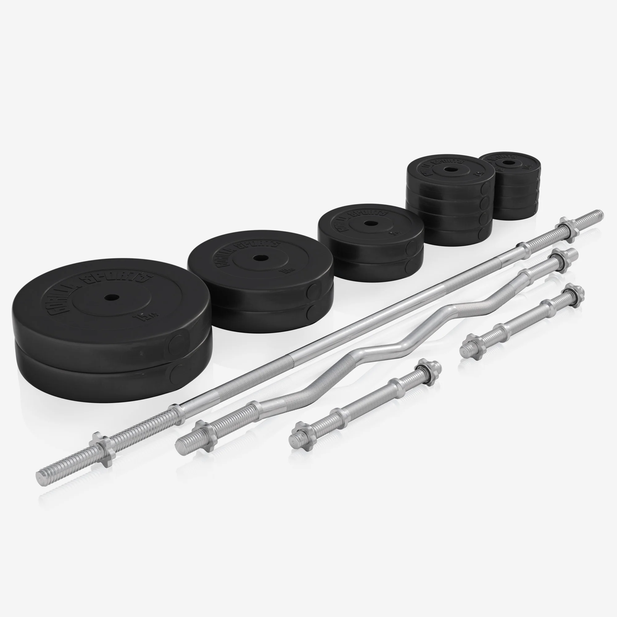 Painonnostopenkki ylätaljalla + 100 kg levytankosarja ja suojamatto - Image 4